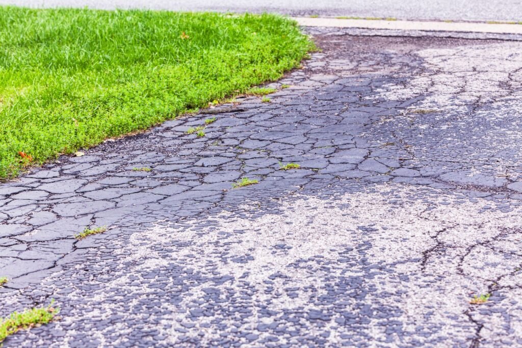 cracked driveways charleston